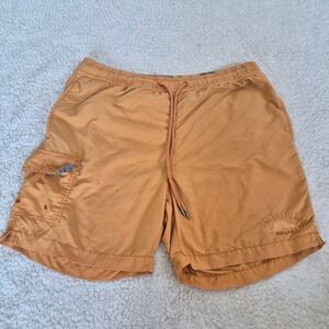 Tommy Bahama Relax Mens Orange Swim Trunks Board Shorts Cargo Pocket M Cruise